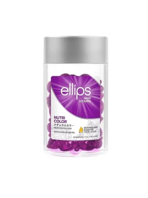 Капсули Сяйво Кольору для фарбованого волосся Ellips Hair Vitamin Nutri Color, 50 шт