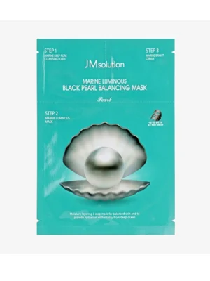 Маска для сяйва шкіри JMsolution Marine Luminous Black Pearl Balancing Mask, шт
