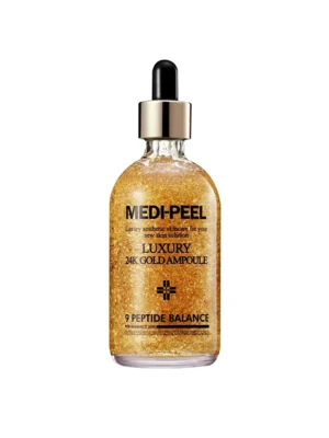 Омолождуюча ампула з золотом та пептидами MEDI-PEEL Luxury 24K Gold Ampoule, 100 мл