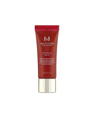 BB крем для чутливої шкіри MISSHA M Perfect Cover BB Cream SPF42/PA+++, тон 21, 20 мл