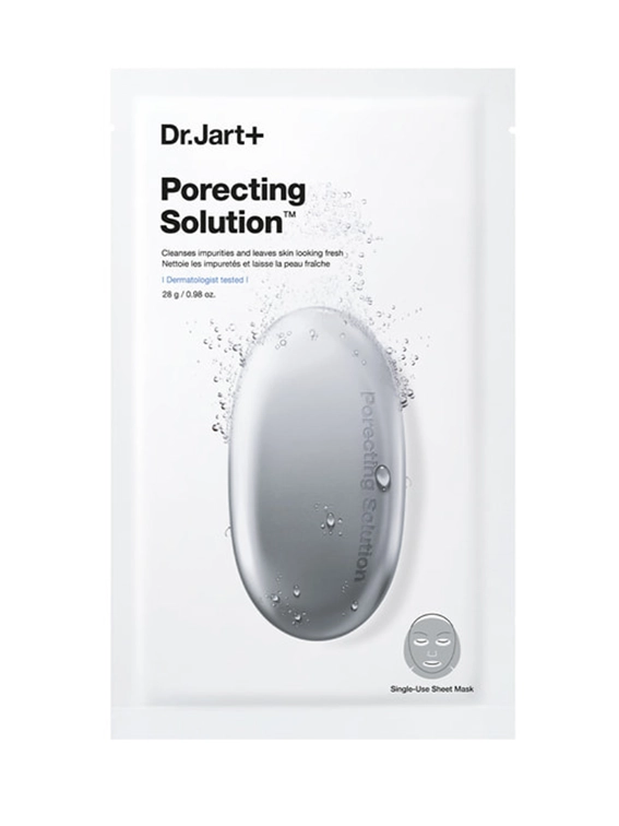 Киснева маска для звуження пор з вугіллям Dr.Jart + Porecting Solution Mask, 28 мл