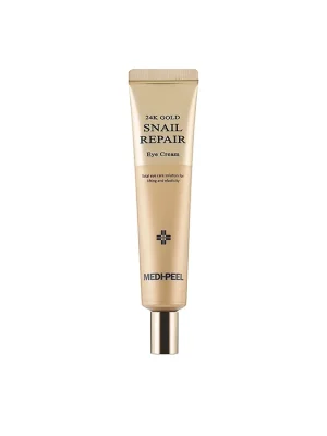 Ліфтинг-крем з золотом та муцином равлика MEDI-PEEL 24k Gold Snail Repair Eye Cream, 40мл