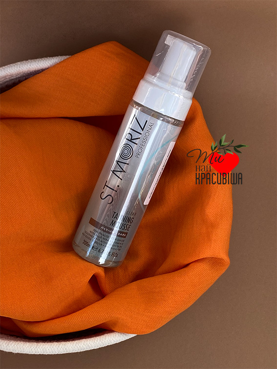 Автозасмага-мус середньо-темний St.Moriz Pro Clear Mousse Medium-Dark, 200 мл