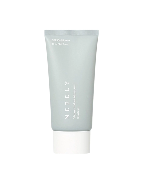 Сонцезахисний крем з скваланом Needly Vegan Mild Moisture Sun SPF 50+ PA++++, 50 мл