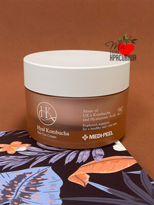 Ампульний крем з комбучею Medi-Peel Hyal Kombucha Tea-Tox Cream, 50 мл