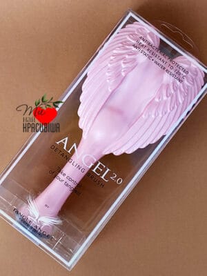 Щітка-гребінець для волосся Tangle Angel 2.0 Soft Touch Pink (Рожево-сірий), шт