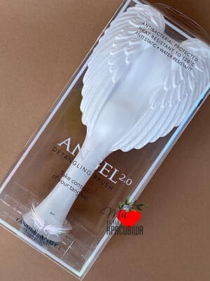 Щітка-гребінець для волосся Tangle Angel 2.0 Soft Touch White (Біло-сірий), шт
