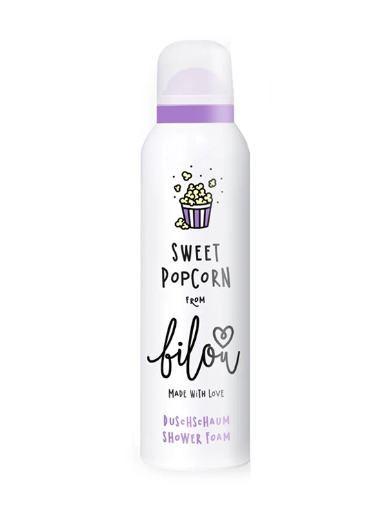 Ароматна пінка-мус для душу "Солодкий попкорн" Bilou Sweet Popcorn Foam, 200 мл