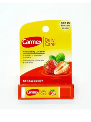 Захисний бальзам для губ в стіку Carmex Strawberry Daily Care Полуниця, 4.25 г