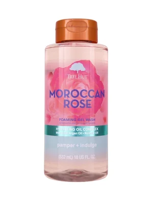Гель для душу з мороканською трояндою Tree Hut Moroccan Rose Foaming Gel Wash, 532 мл