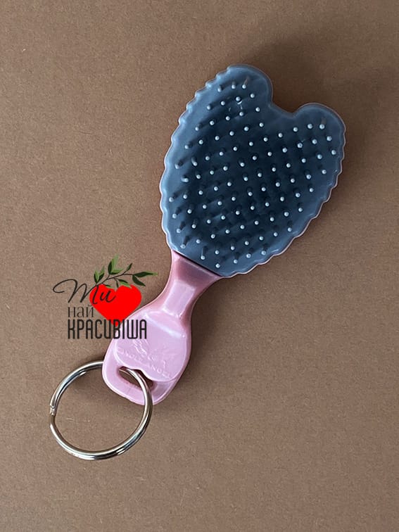 Міні гребінець у формі брелока для сумочки Tangle Angel Baby FAB! Pink - Зображення 2