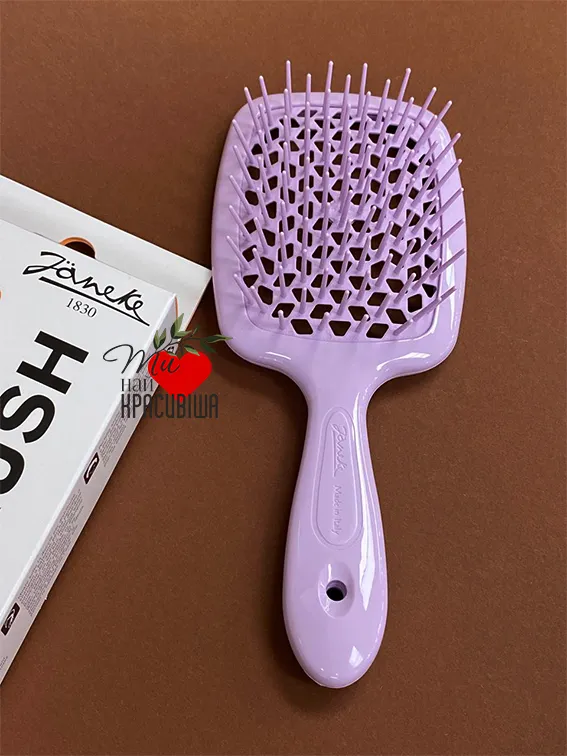 Щітка з особливою масажною базою рожева JANEKE SuperBrush pink, шт