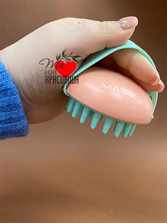 Масажна щітка для шкіри голови Masil Head Cleaning Massage Brush, шт - Зображення 3