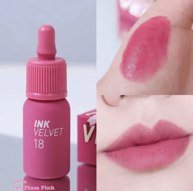 Матовий тінт-помада для губ Peripera Ink The Velvet Tint (18 Star Plum Pink), 4 г - Зображення 3