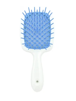 Щітка з особливою масажною базою біло-блакитна JANEKE SuperBrush WHITE BLUE, шт