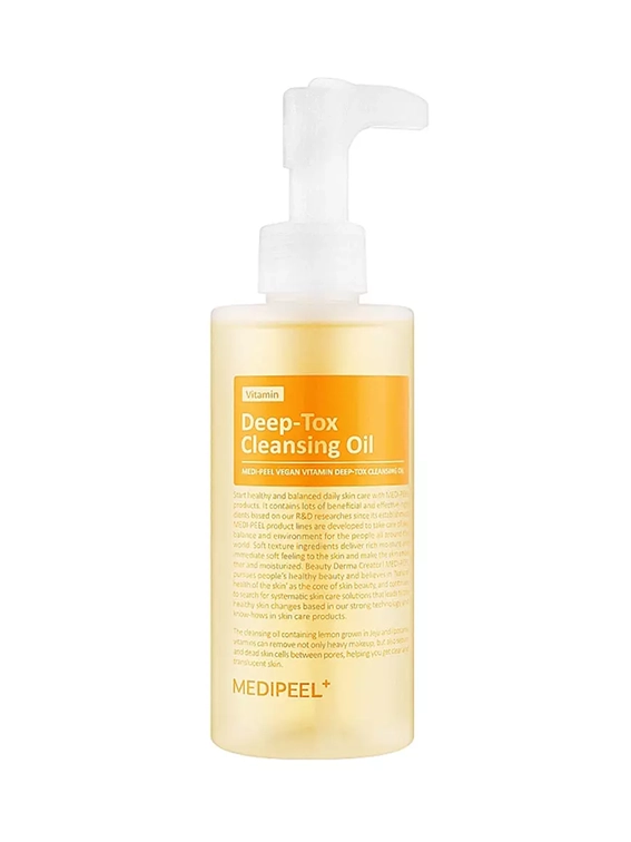 Олія гідрофільна Medi-Peel Vegan Vitamin Deep-Tox Cleansing Oil, 200 мл