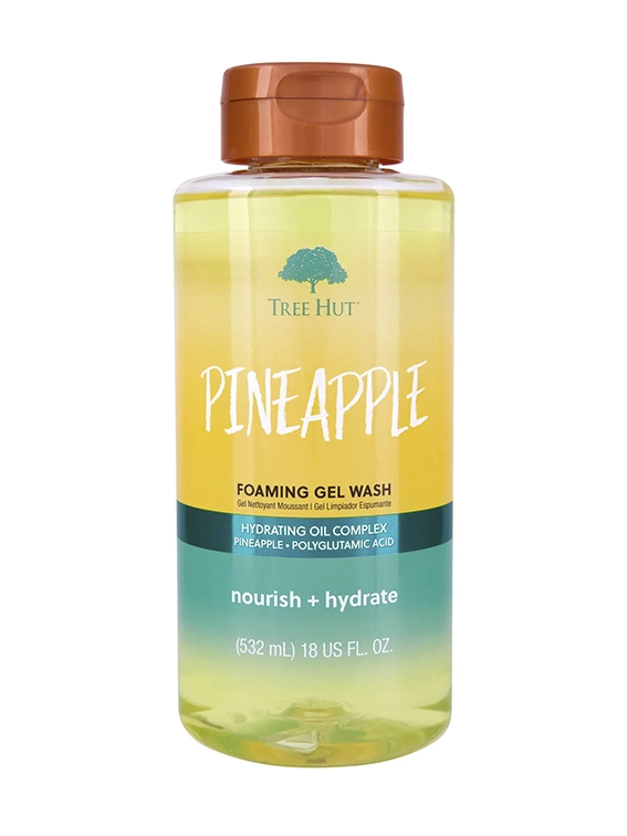Гель для душу з ароматом ананасу Tree Hut Pineapple Foaming Gel Wash, 532мл