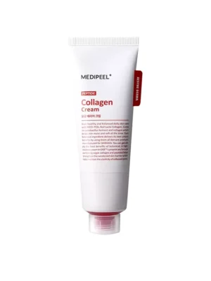 Бар'єрний крем для обличчя medi-peel red peptide lacto collagen barrier cream, 80 мл