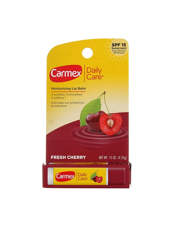 Зволожуючий бальзам для губ свіжа вишня Carmex Daily Care SPF 15, 4,25 г