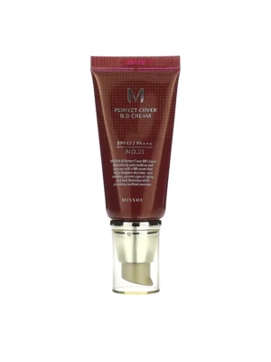 BB крем для чутливої шкіри MISSHA M Perfect Cover BB Cream SPF42/PA+++, тон 21, 50 мл