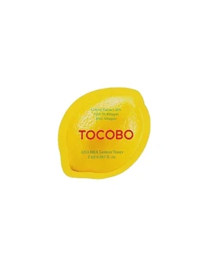 Лимонний тонер з кислотами AHA та BHA TOCOBO AHA BHA Lemon Toner, 2мл
