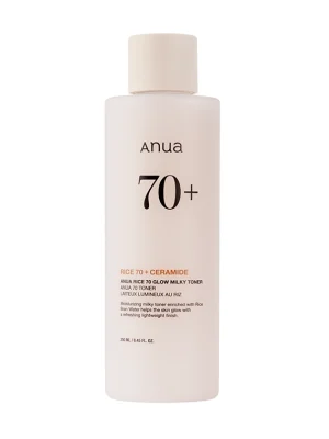 Зволожувальний рисовий тонік для обличчя Anua Rice 70 Glow Milky Toner, 250ml