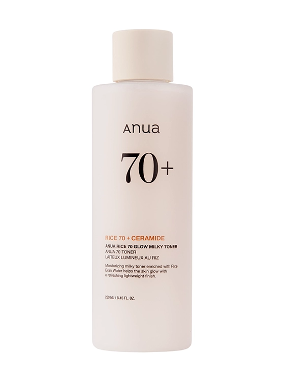 Зволожувальний рисовий тонік для обличчя Anua Rice 70 Glow Milky Toner, 250ml