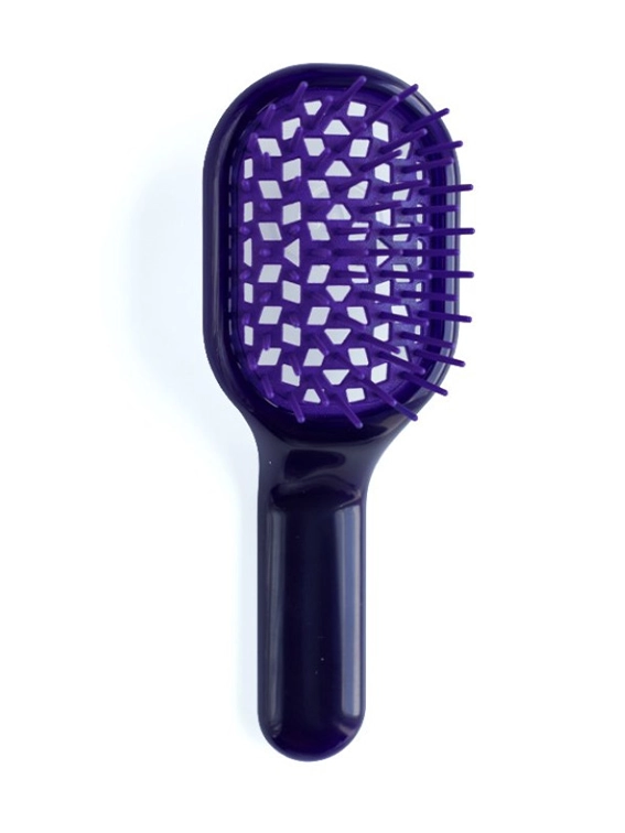 Щітка для волосся синьофіолетова Janeke Superbrush Curvy Bag Vented blue-violet
