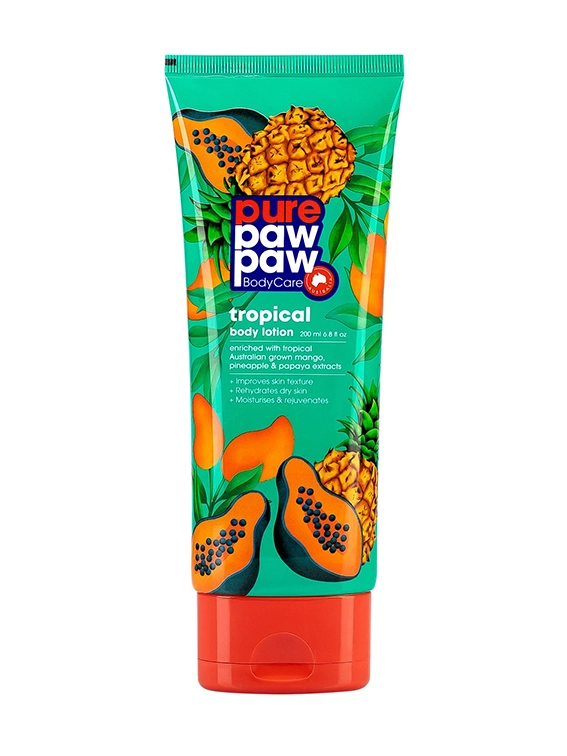 Лосьйон для тіла з ароматом тропіків PURE PAW PAW Body Care Tropical Lotion, 200 мл