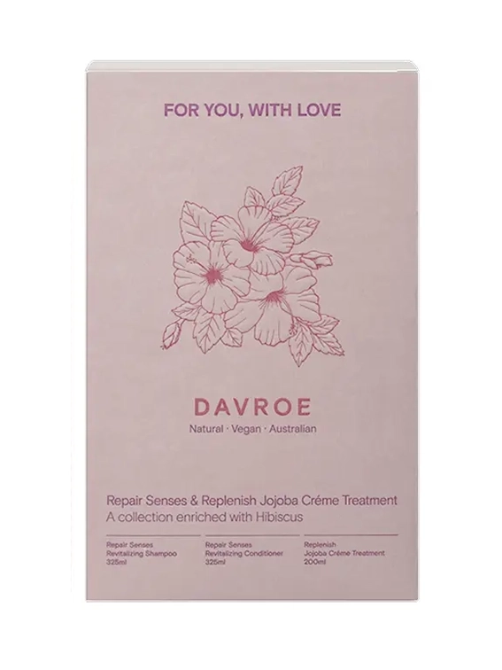 Набір тріо для відновлення волосся DAVROE Repair Senses Mothers Day Trio