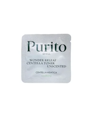 Тонер без запаху з центоллою Purito Seoul Wonder Releaf Centella Toner Unscented, 1ml