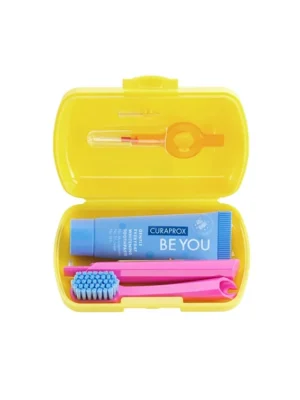 ПРОФЕСІЙНИЙ ДОГЛЯД Дорожній набір Curaprox 'Be you' yellow (жовтий)