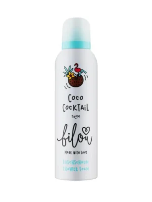 Пінка для душу "Кокосовий коктейль" Bilou Coco Cocktail Creamy Shower Foam, 200 мл