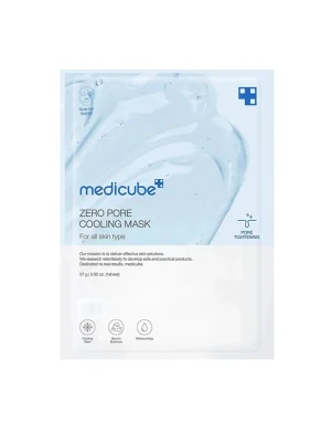 Охолоджувальна маска для звуження пор MEDICUBE Zero Pore Cooling Mask, 27 мл