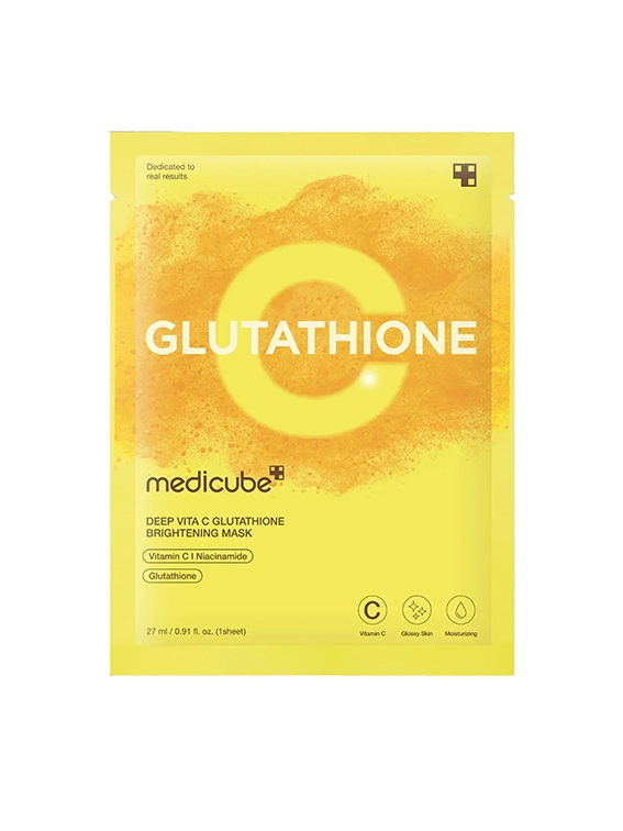 Тканинна маска з вітаміном С Medicube Deep Vita C Glutatihione Brightening Mask, 27 мл