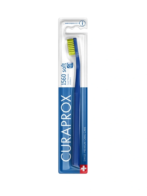 Делікатна м'яка зубна щітка Curaprox CS 1560 Soft, D 0,15 мм Швейцарія - Зображення 2