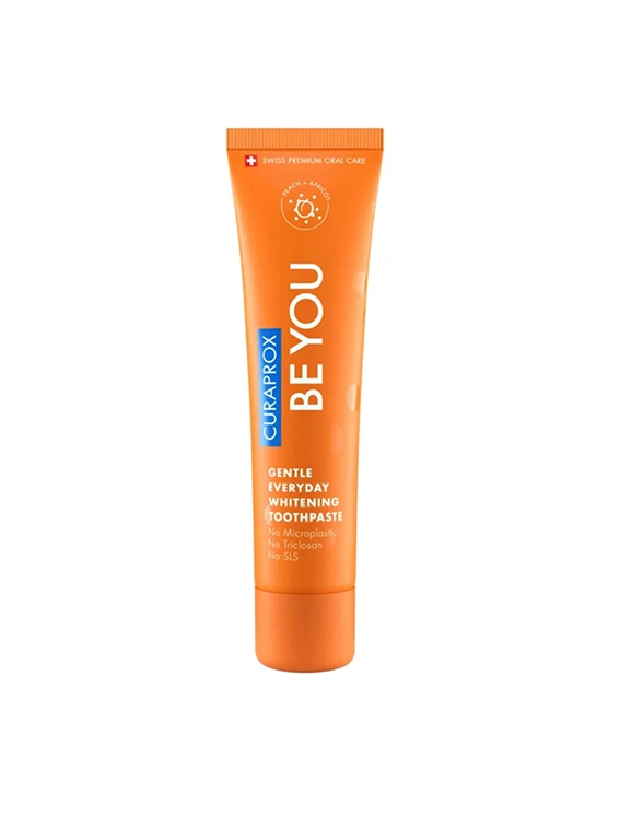Зубна паста освітлююча зі смаком персику Curaprox Be You "Peach & Apricot"
