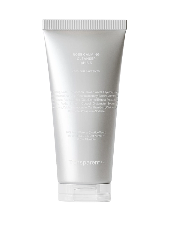 Ніжний гель для очищення для обличчя TRANSPARENT LAB Rose Calming Cleanser pH 5.5, 150 мл