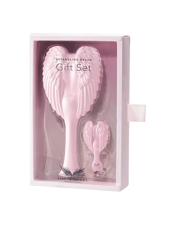 Подарунковий набір Tangle Angel 2.0 & Keyring Detangling Gift Set Matt Pink