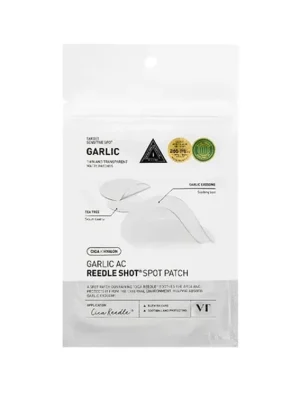 Точкові патчі від запалень VT COSMETICS GARLIC AC REEDLE SHOT SPOT PATCH, 48шт