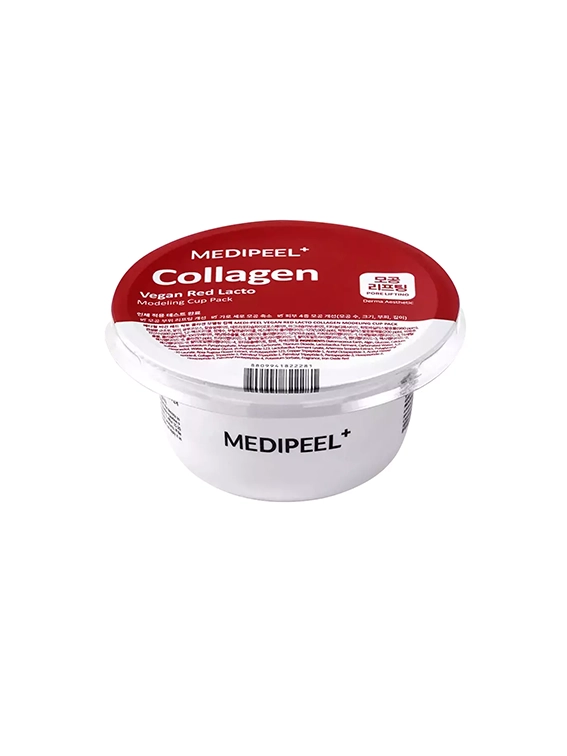 Маска моделююча зволожуюча MEDI-PEEL Vegan Red Lacto Collagen Modeling Cup Pack, 28 г