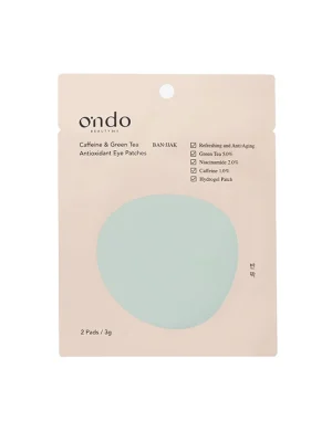 Гідрогелеві патчі Ondo Beauty 36.5 Caffeine & Green Tea Antioxidant Eye Patches, 2 шт
