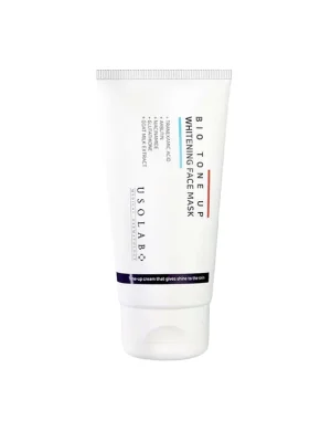 Маска для освітлення та сяяння шкіри обличчя USOLAB Bio Tone Up Whitening Face Mask, 50 мл