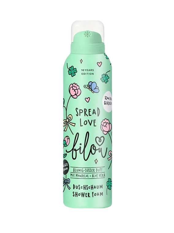 Пінка для душу з квітковим ароматом Bilou Spread Love, 200 мл