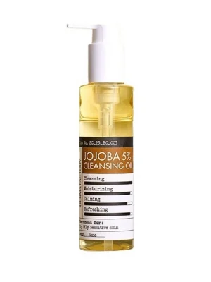 М’яка очищуюча гідрофільна олія з жожоба Derma Factory Jojoba 5% Cleansing Oil, 150 мл
