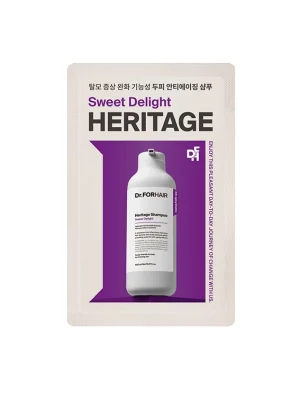 Антивіковий шампунь для ослабленої шкіри голови та тонкого волосся Dr.FORHAIR Heritage Shampoo Sweet Delight, 10 мл