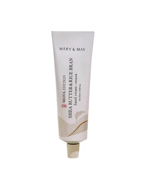 Крем для рук з олією ши та рисовими висівками Mary&May Shea Butter & Rice Bran Hand Cream, 50 мл