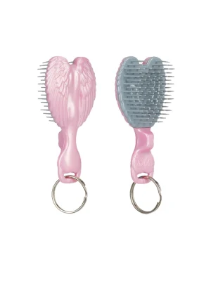 Міні гребінець у формі брелока для сумочки Tangle Angel Baby FAB! Pink