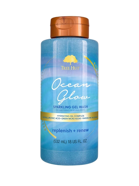 Гель для душу з ароматом бурштину та тропічного моря Tree Hut Ocean Glow Foaming Gel Wash, 532 мл
