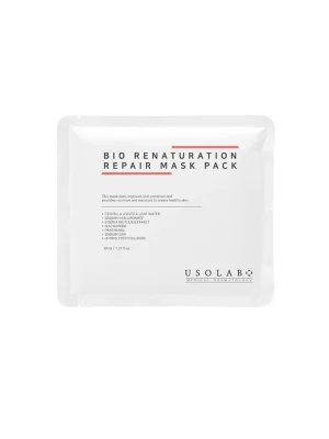 Заспокійлива тканева маска для обличчя USOLAB Bio Renaturation Repair Mask Pack, шт